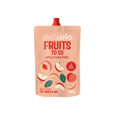 Owolovo Fruits to go Alma&Őszibarack (Apple&Peach) Gyümölcspüré 200g reform élelmiszer