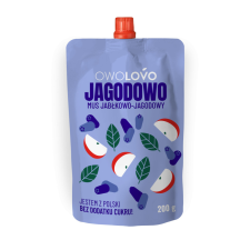 Owolovo gyümölcspüré alma-kék áfonya 200 g reform élelmiszer