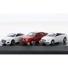Oxford Audi 3 db-os Szett Quattro,TT,A3 1:76 makett