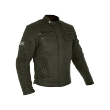 Oxford Hardy Wax motorkerékpár kabát sötétzöld motoros kabát