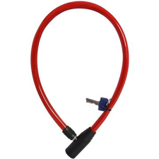 Oxford HOOP4 Zár, (600 mm hosszú, 12 mm átmérőjű kábel, piros) lánc, lakat