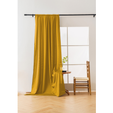  OXFORD mustárfüggöny 140x250 cm Felfüggesztés: Hullámos sínszalag lakástextília