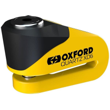 Oxford Quartz XD6 Féktárcsazár, sárga / fekete, csapátmérő 6 mm lánc, lakat