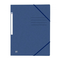  Oxford Top File gumis mappa, A4, sötétkék mappa