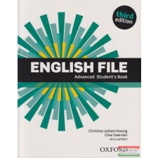 Oxford University Press English File 3E Advanced Student&#039;s Book nyelvkönyv, szótár