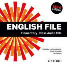 Oxford University Press ENGLISH FILE 3E ELEMENTARY CLASS AUDIO CD nyelvkönyv, szótár