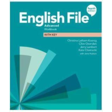 Oxford University Press ENGLISH FILE 4E ADVANCED WORKBOOK WITH KEY nyelvkönyv, szótár