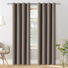  OXFORD világosbarna függöny 140x250 cm Felfüggesztés: Hullámos sínszalag lakástextília