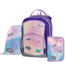 Oxybag Iskolatáska szett OXY Go 3 részes Fashion tolltartóval és tornazsákkal iskolatáska