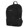 Oxybag OXY Sport iskolatáska tolltartóval – fekete hátizsák fehér felirattal, 3 rekesszel (46x32x16 cm, 24L)