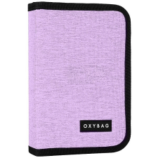 Oxybag Unicolor 1 szintes, 2 patentos, üres, lila tolltartó