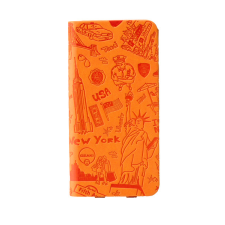 OZAKI OC569NY Travel New York iPhone 6S/6 Tok - Narancssárga tok és táska