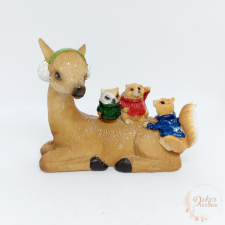  Őzike állatokkal a hátán dekorációs kellék