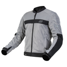 Ozone Dart motoros kabát ezüstfekete motoros kabát