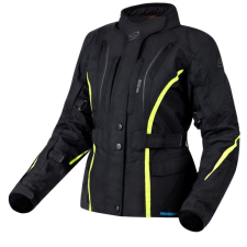 Ozone Női motoros kabát Ozone Sahara fekete-fluo sárga motoros kabát