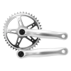 P2R (Vélo) P2R CITY P2R 170 mm alumínium hajtókar 42 fogas lánctányérral, 2.38 (3/32") lánchoz P2R (Vélo) Bicikli alkatrészek Kerékpár alkatrészek Kerékpár hajtókarok és középcsapágyak