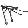 P2R (Vélo) P2R hátsó csomagtartó ülésmerevítőkre, alumínium, fekete, állítható, 20–29” (39x14 cm) P2R (Vélo) Bicikli alkatrészek Kerékpáros kiegészítők Kerékpár csomagtartók