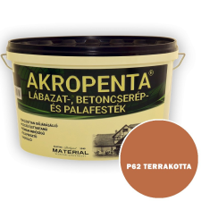  P62 TERRAKOTTA - AKROPENTA LÁBAZAT-, BETONCSERÉP ÉS PALAFESTÉK - 4 L fal- és homlokzatfesték