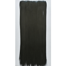 P.R.C. Fekete egyenes 5 csatos 60cm hosszú szintetikus póthaj 120g póthaj
