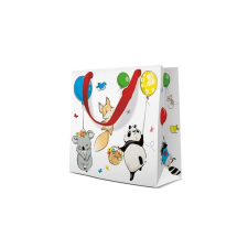 P.W.AGB1015410 Animal party papír ajándéktáska CD-s, 17x17x6cm ajándéktasak