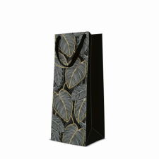 P.W.AGB1016904 Jungle Leaves papír ajándéktáska premium italos 12x37x10cm ajándéktasak