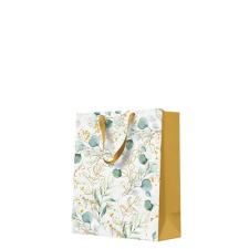  P.W.AGB1100104 Rose Peonies papír ajándéktáska premium italos 12x37x10cm ajándéktasak