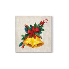  P.W.SDL012900 Jingle Bells papírszalvéta 33x33cm,20db-os asztalterítő és szalvéta