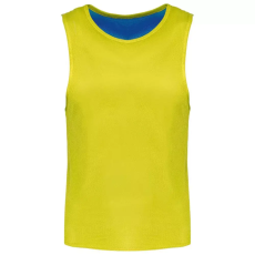  PA048 két rétgű, eltérő színű gyerek ujjatlan kifordítható sportpóló Proact, Fluorescent Yellow/Spor