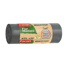  PACLAN FOR NATURE MULTI TOP SZEMETESZSÁK 60L (20DB/TEKERCS) 18MY tisztító- és takarítószer, higiénia