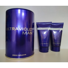 Paco Rabanne Ultraviolet SET: tusfürdő gél 50ml + borotválkozás utáni balzsam 50ml kozmetikai ajándékcsomag