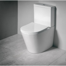  PACO RIMLESS kombi WC alsó/hátsó kifolyású, tartállyal, ülőke nélkül (PC1012WR) fürdőszoba kiegészítő