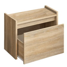  Pad rakodótérrel, tölgy sonoma, BERGI bútor