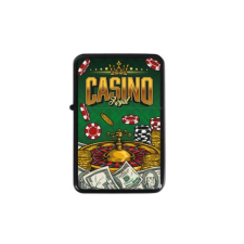 Padonio Benzines öngyújtó fekete színű - Casino Royal felirattal öngyújtó