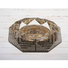 Padonio Faro Diamonds kristály szivar hamutartó - aranyszínű, gyámánt mintás hamutartó