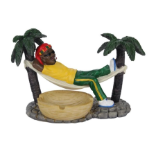 Padonio Hamutartó nyugágyban pihenő raszta sráccal - Kerámiából készült hamutartó