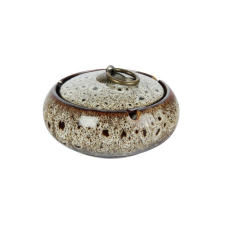 Padonio Közepes méretű kerámia hamutartó - Bézs színű gyökérfa mintával hamutartó