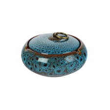 Padonio Közepes méretű kerámia hamutartó - Kék színű gyökérfa mintával hamutartó