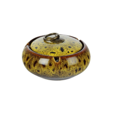 Padonio Közepes méretű kerámia hamutartó - Sárga színű gyökérfa mintával hamutartó