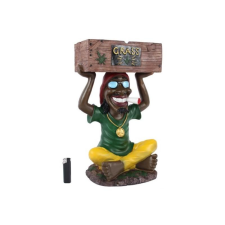 Padonio Ülő rasztát ábrázoló kerámia hamutartó - Nagyméretű hamutartó