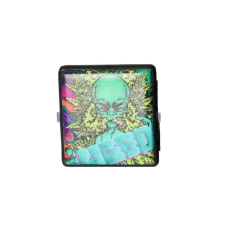 Padonio Zöld színű cigaretta tárca 20 cigaretta részére - Weed felirattal cigaretta tárca