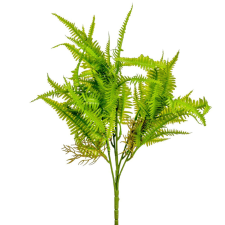  Páfrány bokor 5ágú M42cm dekorációs kellék