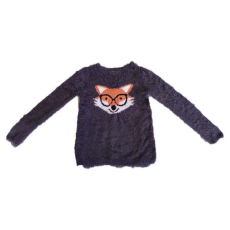  Page on Young szürke rókás lány pulóver (méret: 134/140)