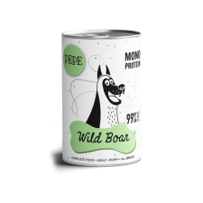 PAKA ZWIERZAKA PEPE Wild Boar 99% (vadhús) 400 g monoprotein élelmiszer kutyaeledel