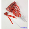  Pálcás szív betűző 12 db/csomag 21 cm - Gl Piros