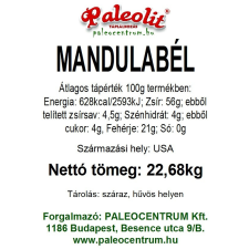 Paleolit Mandulabél natúr 22,68kg 27/30 lédig reform élelmiszer