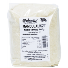 Paleolit Mandulaliszt zsírtalan 500g (préselvényből) alapvető élelmiszer