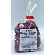Paleolit Marcipán szív 15x12,5g sárga barackkal csokoládé és édesség