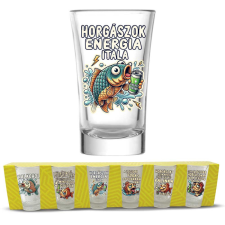  Pálinkás pohár szett, Horgászok itala ajándéktárgy