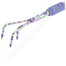 PALISAD 430mm mini kultivátor gereblye virágmintás Flower Mint gereblye, lombseprű