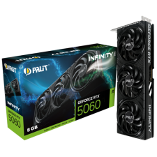 Palit Vga palit nvidia rtx5060 infinity 3 8gb gddr7 - ne75060019p1-gb2063s videókártya